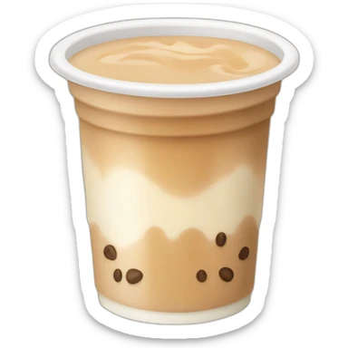 milk tea sticker