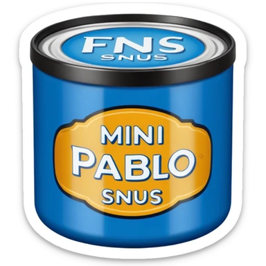 Noooo search mini pablo snus and this sticker