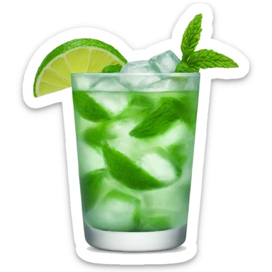 Mojito ice sticker