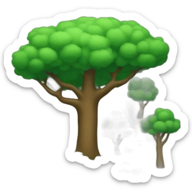 Forest sticker