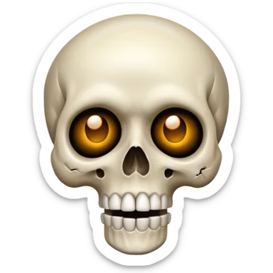 Mélange, c’est deux  emojis 😮💀 sticker