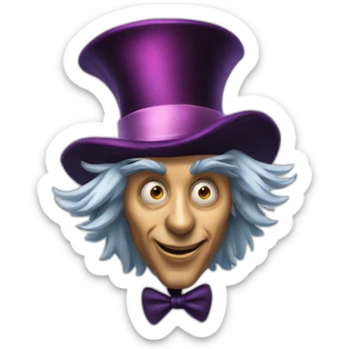 Mad hatter sticker