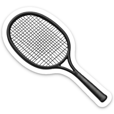 Paddle racket sticker
