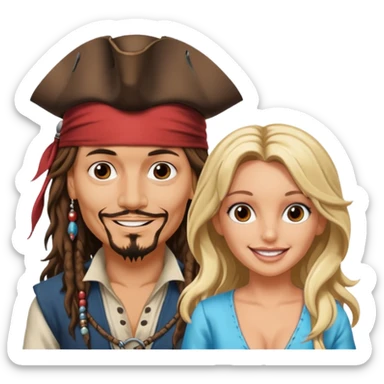 Sex of Jack Sparrow and Britney Spears  sticker