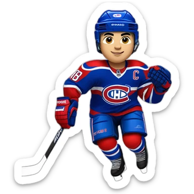 Nick suzuki hockey player for the montreal canadien sticker