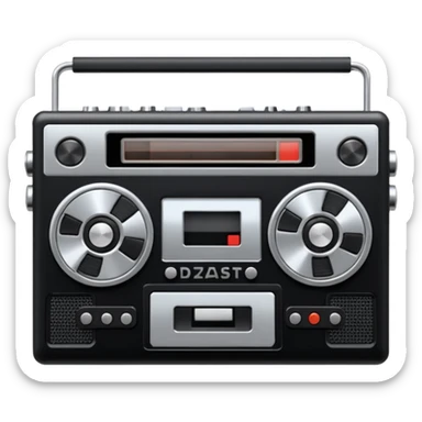 Cassette Player sticker