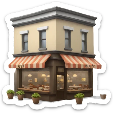 Cafe sticker