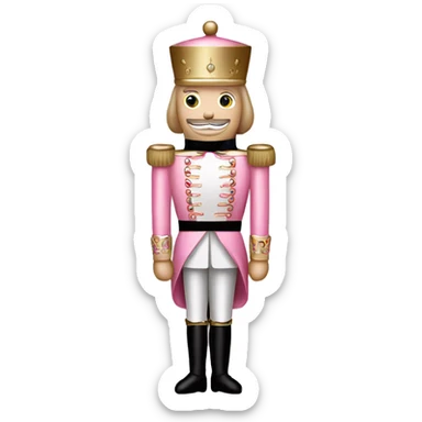 Light pink nutcracker  sticker