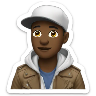 niggas in paris sticker