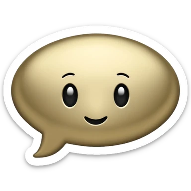  chat burbulas juodai baltas su mettalic efektu sticker