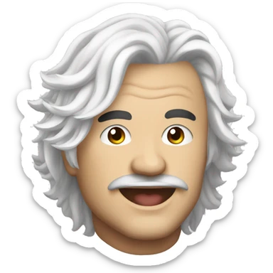 Phillip kirkorov white hair sticker