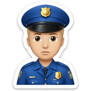 a police officer sticker