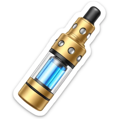 Nicotine vape sticker