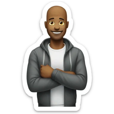 man with money in rollercoaster sticker