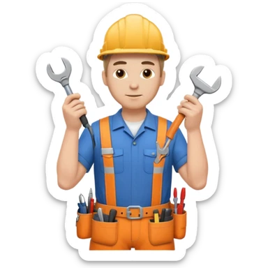 customer. 1 person only white male with shoulder normal person cloths. adult. Technician sticker