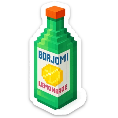 Borjomi lemonade sticker