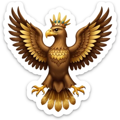 two-headed eagle sticker