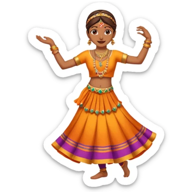 Índia dançando sticker