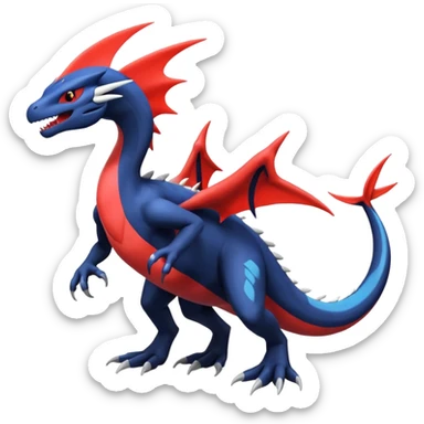 Yveltal-Lugia-Salandit-Fakémon-hybrid-creature (full body)  sticker