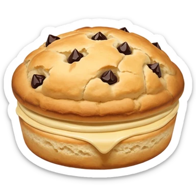just one scone, with no layers or filling added in the middle. just the plain scone sticker