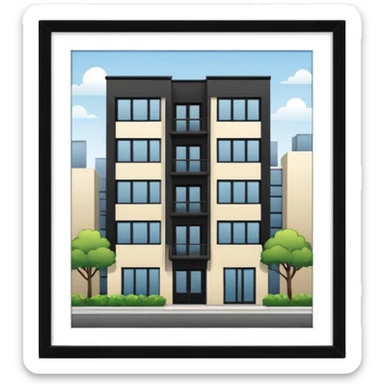 MODERN APARTMENT sticker