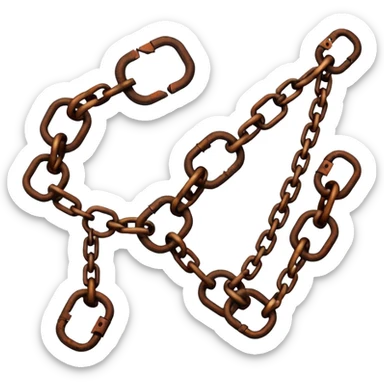 Chains broken  sticker