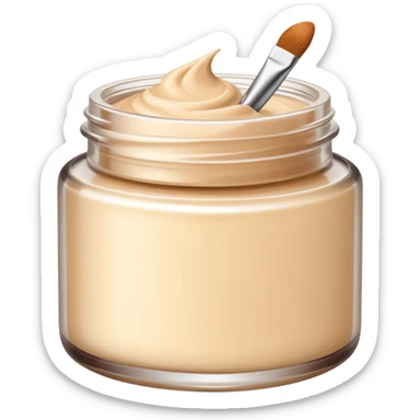 The makeup cream only has a cream form. sticker