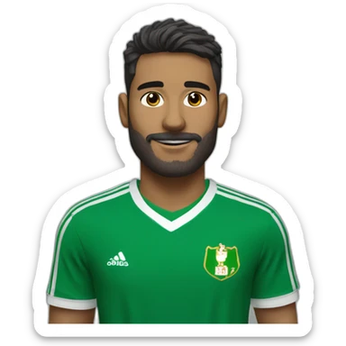Un lorito con la camiseta del betis sticker