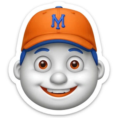 Mr Met sticker
