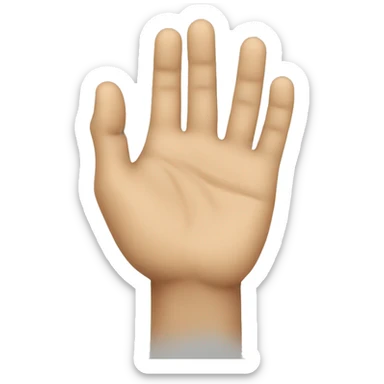 Neo matrix, holding up handpalm sticker