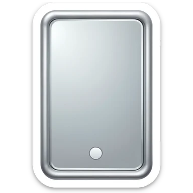 modern mirror sticker