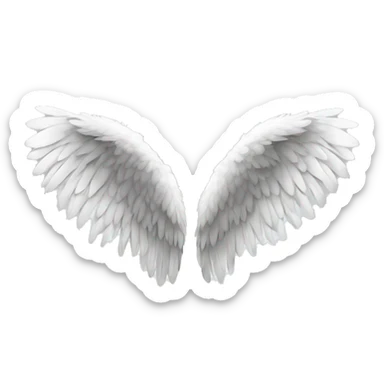 Victoria’s Secret white angel  wings  sticker
