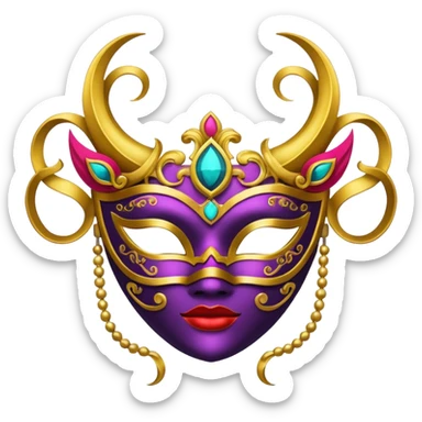 Dance Story Mask sticker