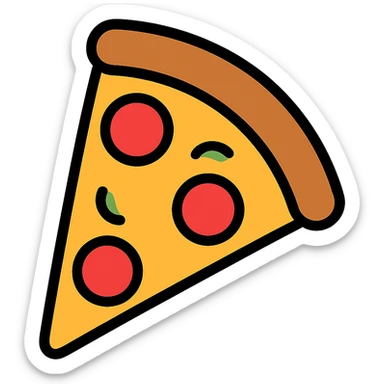 slice of pizza sticker