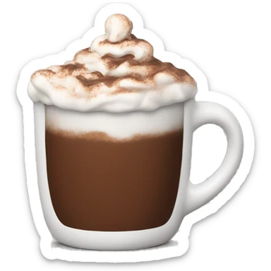 Hot chocolate sticker