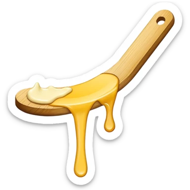 Single Tongue depressor with wax dripping off sticker