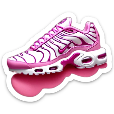 nike air max plus tn pink sticker