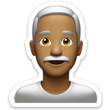 Enojado echando humo sticker