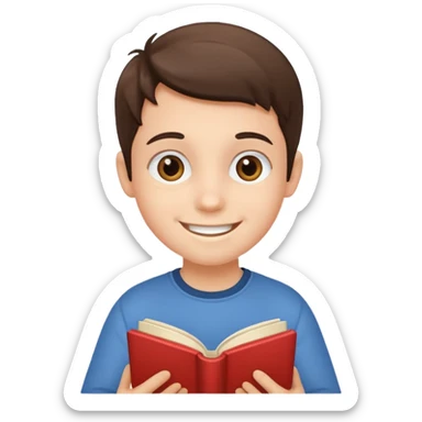 Storybook with kid sticker