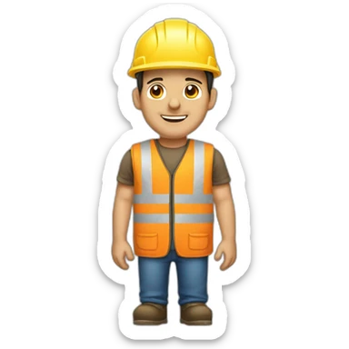 Vendedor de materiales de construcción sticker