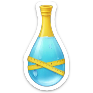 water-and-yellow-ruler sticker