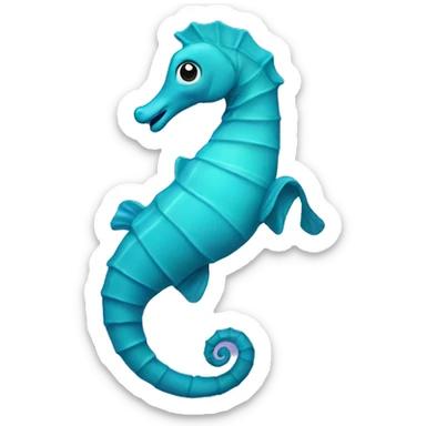 Dancing seahorse  sticker