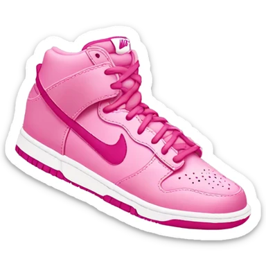 Pink Nike dunks sticker