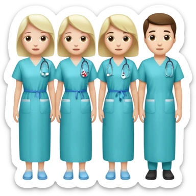 patients hospital sticker