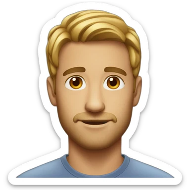 30 year old man sticker