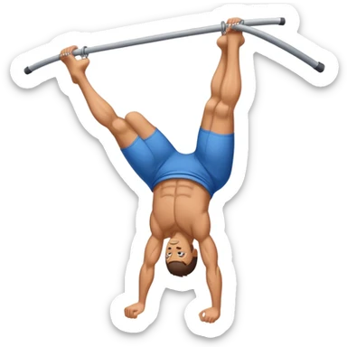 Hanging Bent Knee Wiper exercise sticker