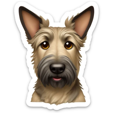 Berger picard brindle sticker