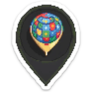 map location marker sticker