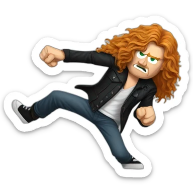 Dave mustaine fight metallica sticker