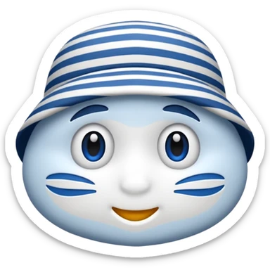 Marinière bleue  sticker